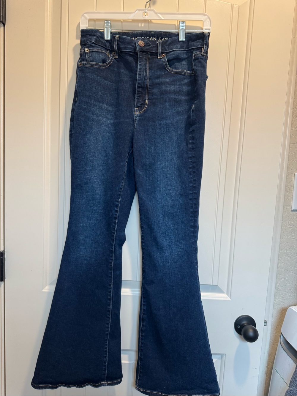 American Eagle Outfitters Dark Indigo Flare Jeans